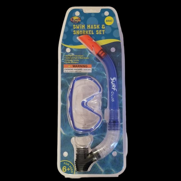 🆕 SURF CLUB Swim Mask & Snorkel Set - ADULT - Picture 1 of 2